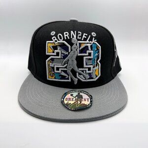 Born Fly 23 Greatest of All Time MJ Legend Snapback Hat